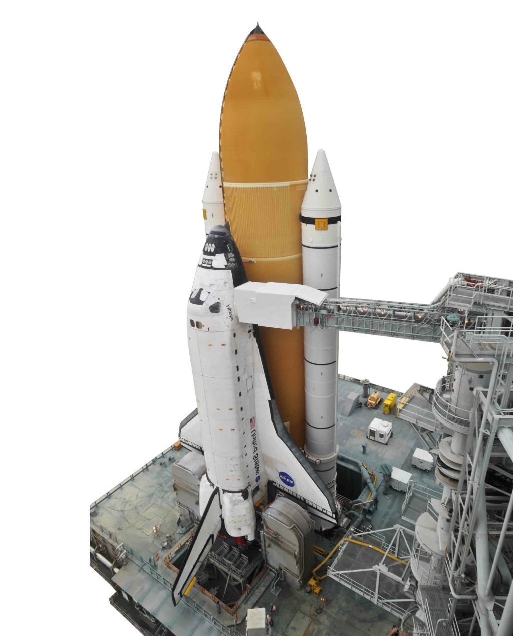 Last Shuttle Launched Into Space