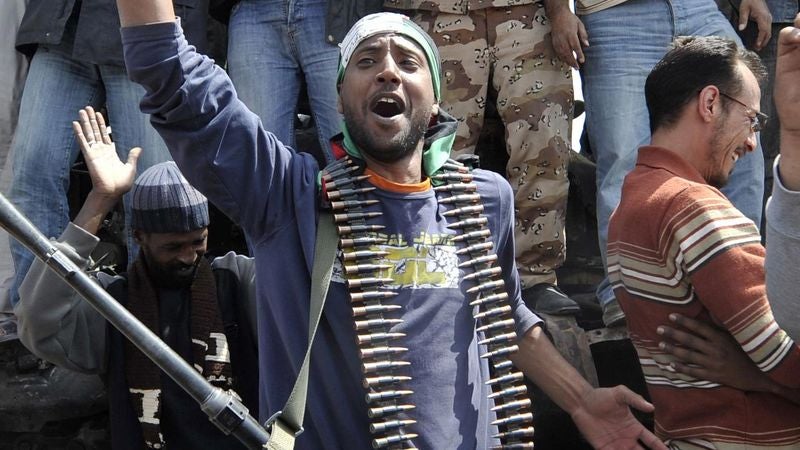 Voice Inside Cheering Libyan Rebel's Head: 'Oh, Fuck, Now What?'