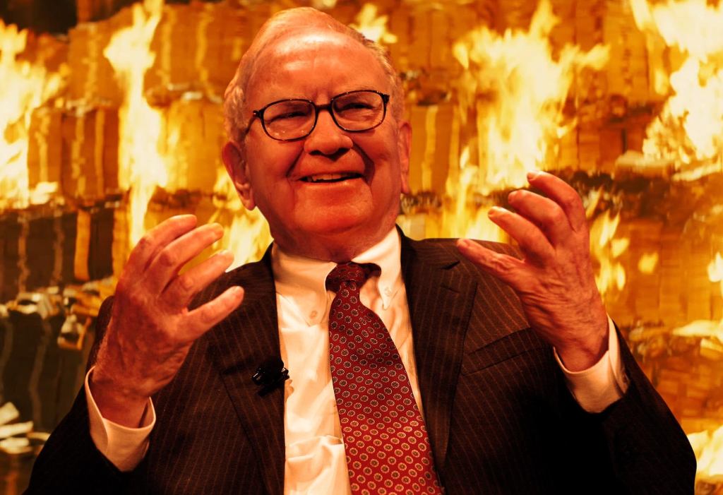 Cackling Warren Buffett Burns Entire Fortune In Front Of Nation