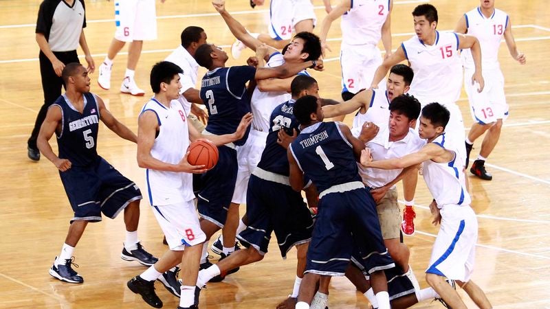 Brawl Highlights Decades Of Tension Between China, Georgetown