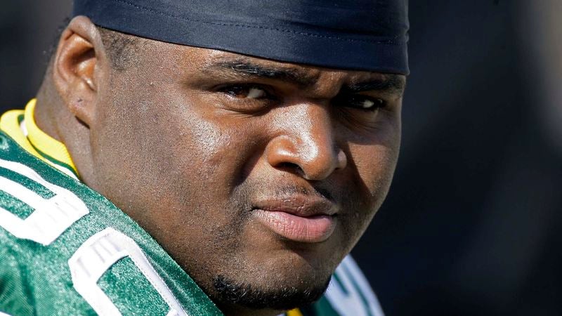 B.J. Raji Shouldn’t Have Eaten That Burrito, Cheeseburger, Bag Of Chips, Ice Cream Sandwich, Cheesecake, Second Burrito Before Game