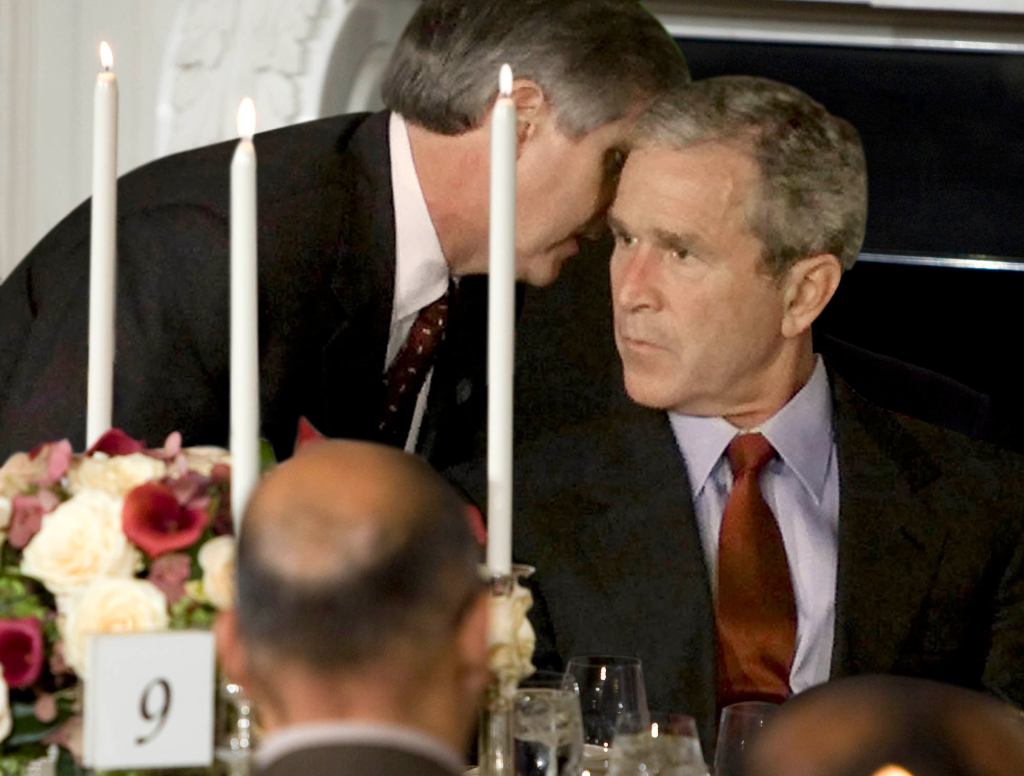 Aide Interrupts Event To Inform Bush About 10th Anniversary Of 9/11