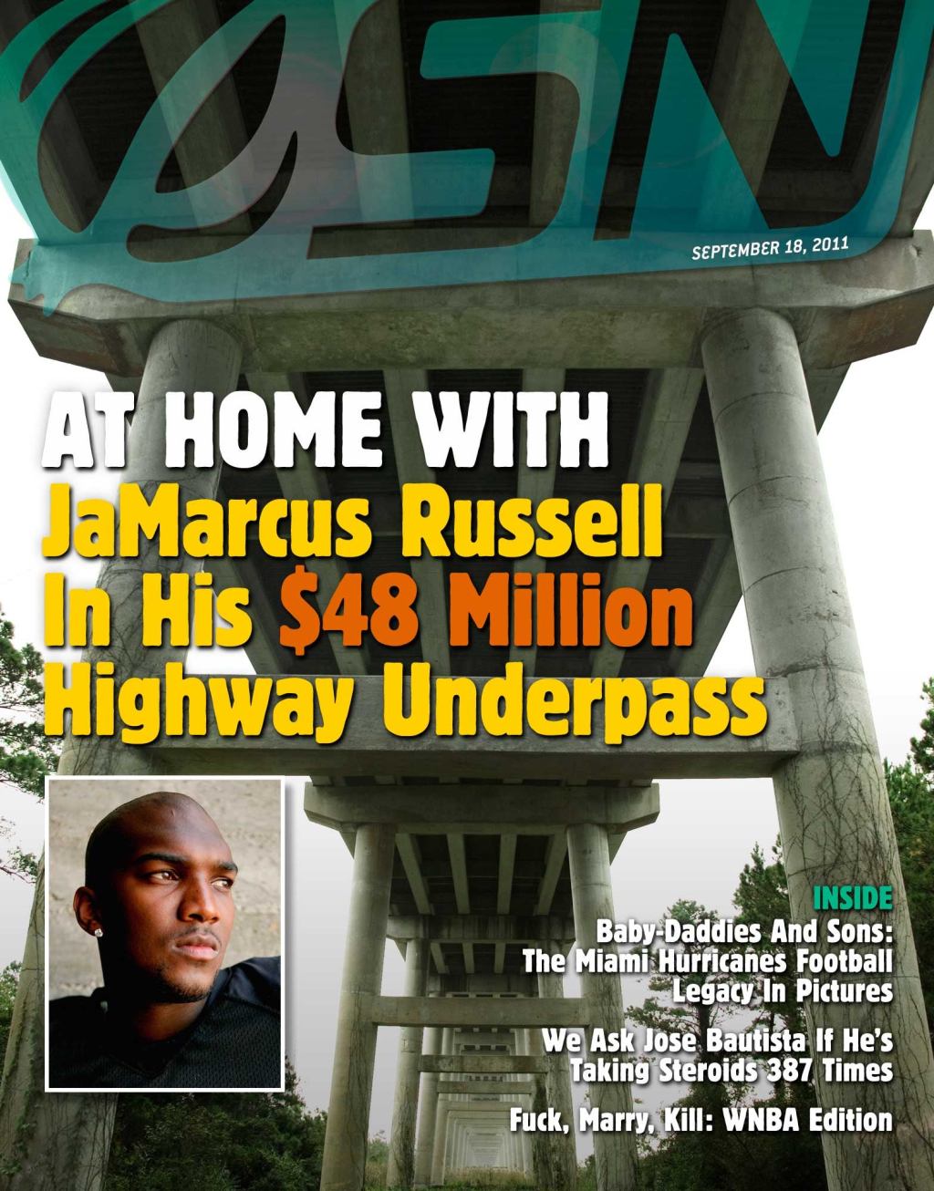 At Home With JaMarcus Russell In His $48 Million Highway Underpass