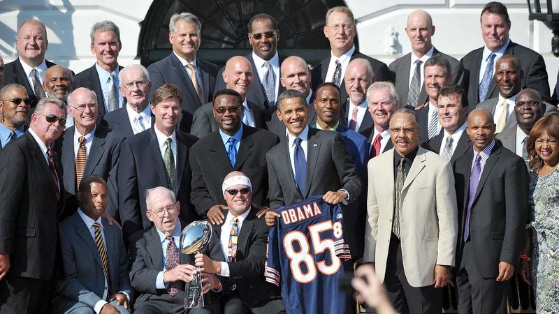 '85 Bears Visit To White House Marred By Former Players Tracking Dog Shit Everywhere