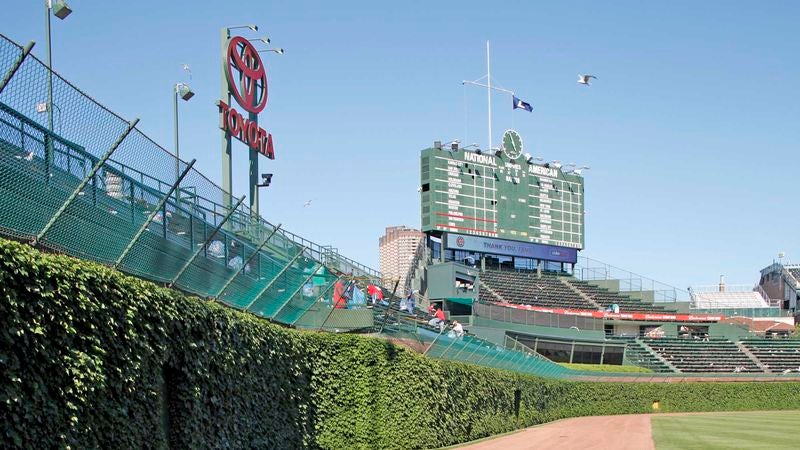 Theo Epstein Disgusted To Find Cubs Playing In Old Stadium With Weeds Growing All Over Walls