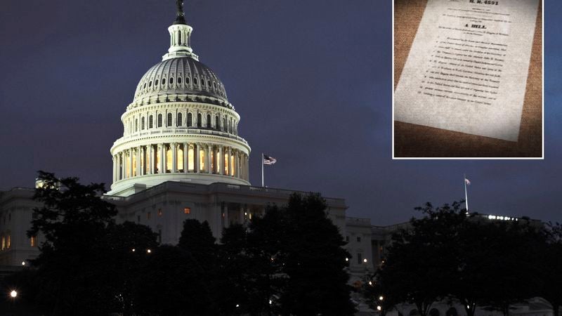 Capitol Building Haunted By Spirit Of Killed Piece Of Legislation