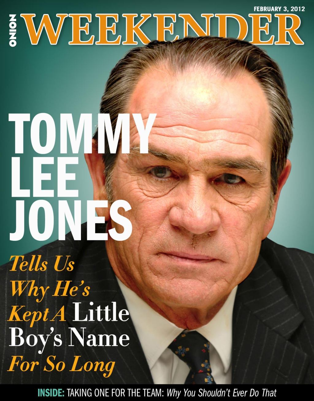 Tommy Lee Jones Tells Us Why He's Kept A Little Boy's Name For So Long