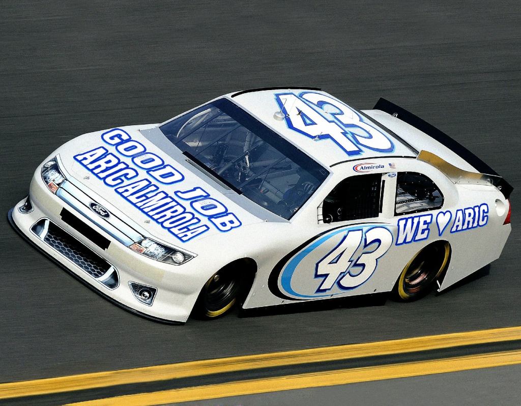 NASCAR Driver's Parents Pay For Congratulatory Message On Side Of Son’s Car