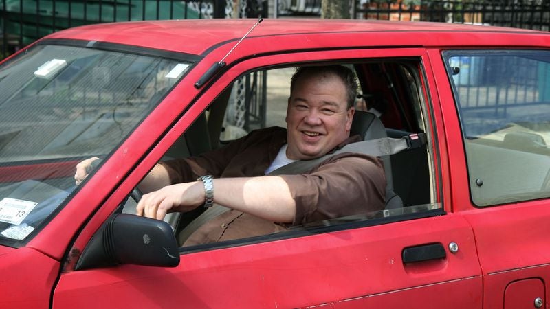 Area Man Proud He Can Still Fit Into Car From High School