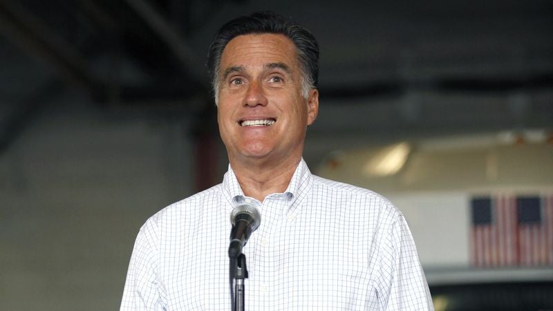 Romney Stuck In Endless Loop Of Uncomfortable Chuckling