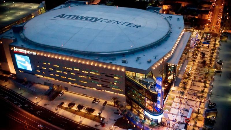 Orlando Magic 2012-13 Season Preview Guide To Feature Photo Of Arena On Cover