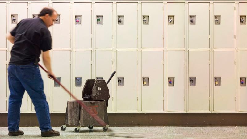 School Janitor's Summer As Human Already A Distant Memory