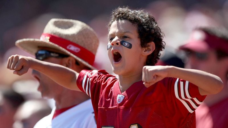 Jubilant 7-Year-Old Fan Of Arizona Cardinals Doesn’t Even See It Coming