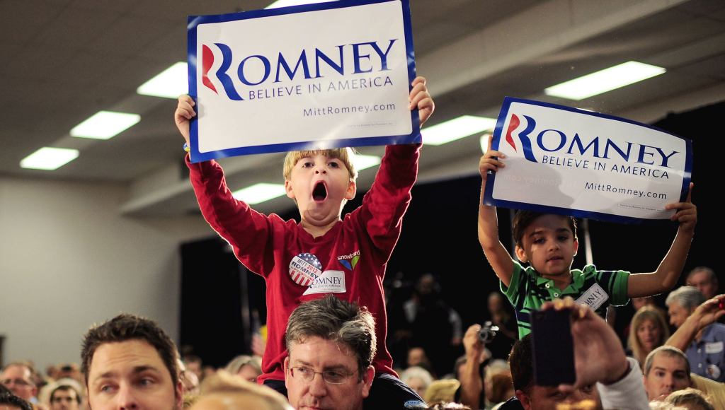 Insufferable 8-Year-Old Won't Stop Chanting 'Romney'