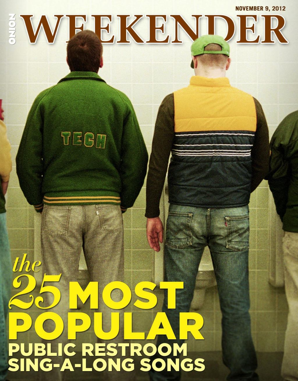 The 25 Most Popular Public Restroom Sing-A-Long Songs