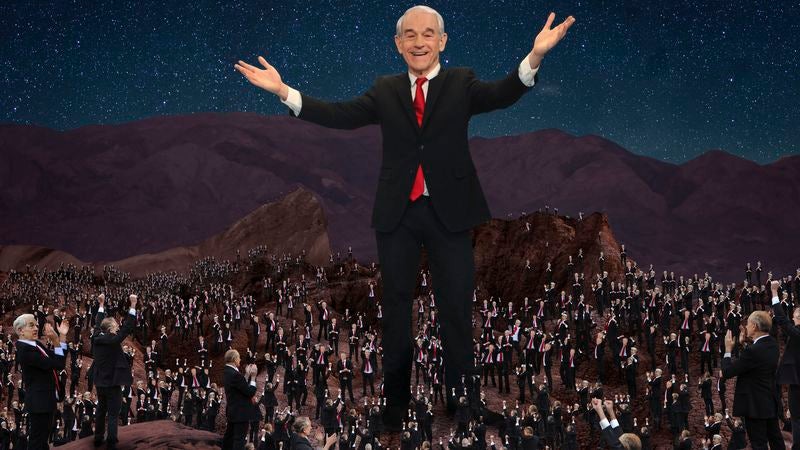 Ron Paul Elected Ruler Of Planet Inhabited By 1 Billion Tiny Ron Pauls