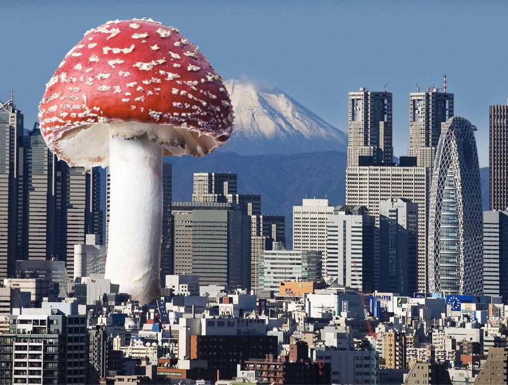 Tokyo Adds 100-Story Toadstool To Skyline