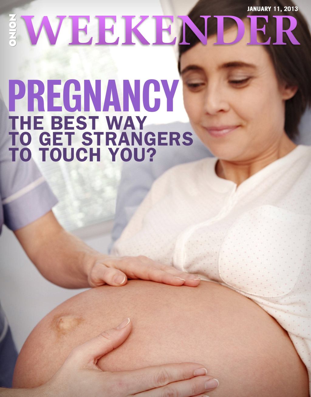 Pregnancy: The Best Way To Get Strangers To Touch You?