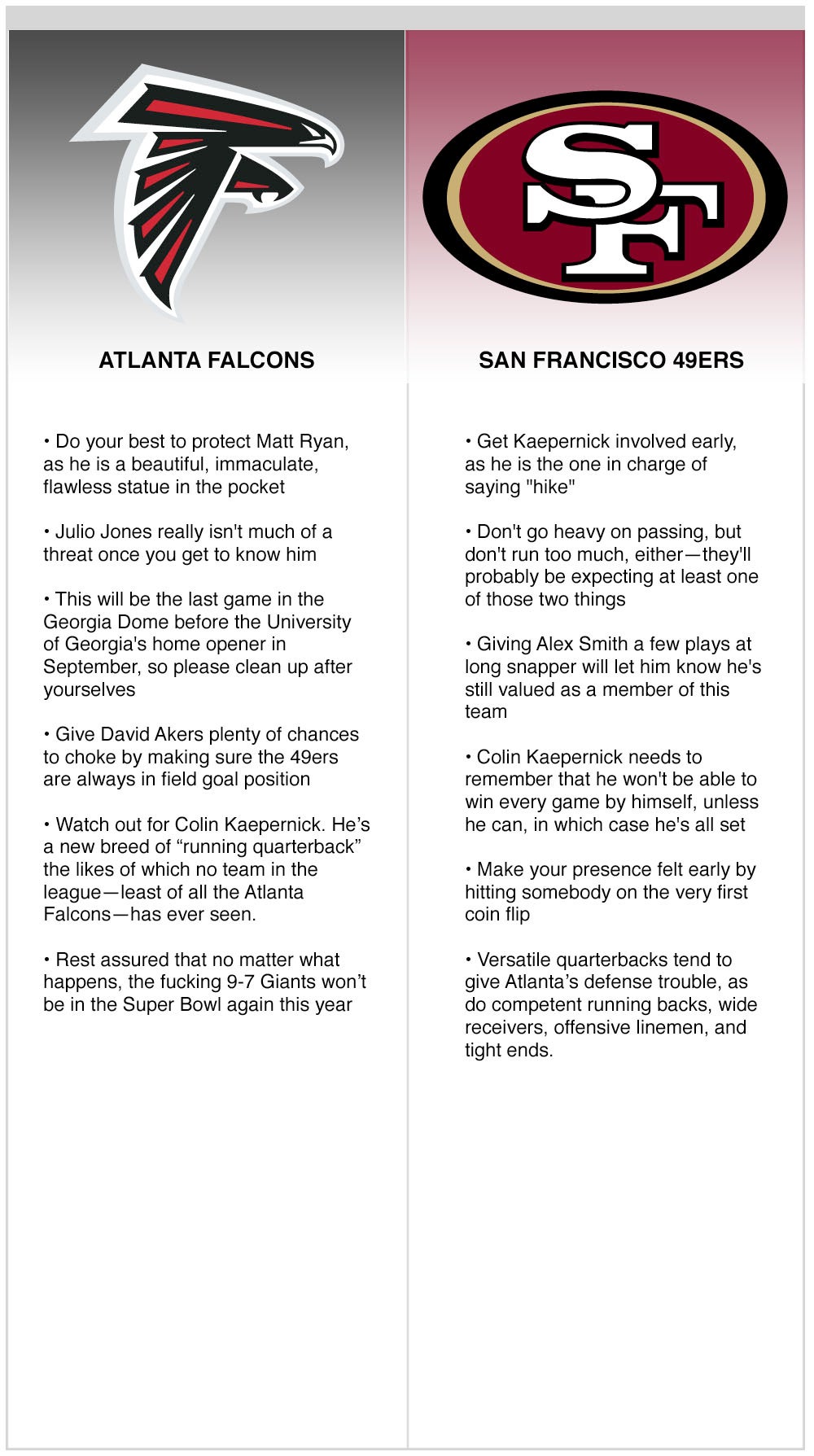 NFC Championship Game (Falcons vs. 49ers)