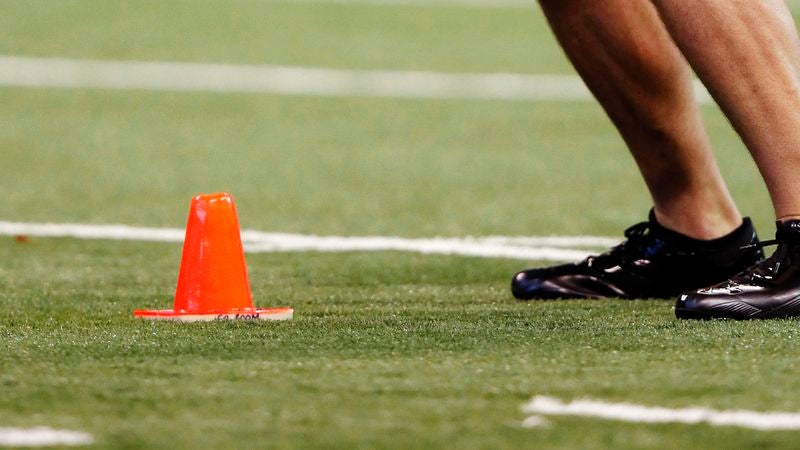 Orange Cone Impresses Scouts At NFL Combine