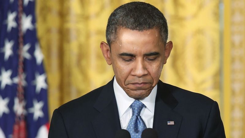 Sweating Obama Admits Drone Strikes Have Been Happening On Their Own