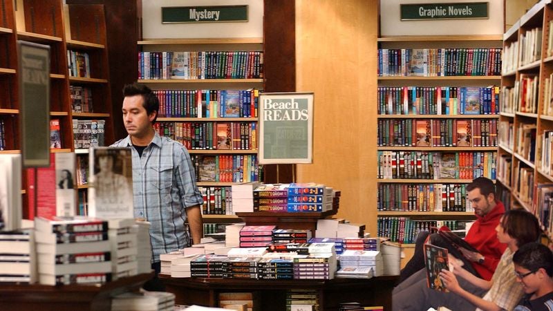 Man Cautiously Avoids Barnes & Noble Section Where Teens Check Out Graphic Novels