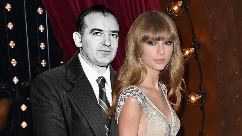 Taylor Swift Now Dating Senator Joseph McCarthy