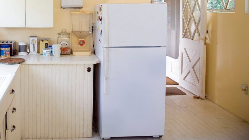 Old Refrigerator Unable To Control When It Releases Water Anymore