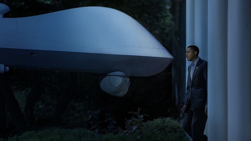 ‘You’re My Best Friend,’ Says Obama To Drone That Appears Outside Bedroom Window Every Night