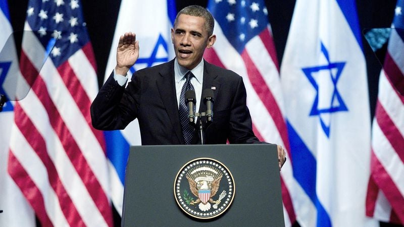 Palestinians, Israelis Come Together To Mock Obama's Hopelessly Naive Speech