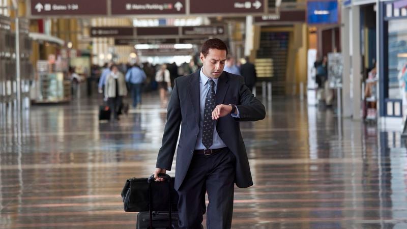 Well, Doesn't Area Businessman Look Dapper For His Big Flight To Philadelphia