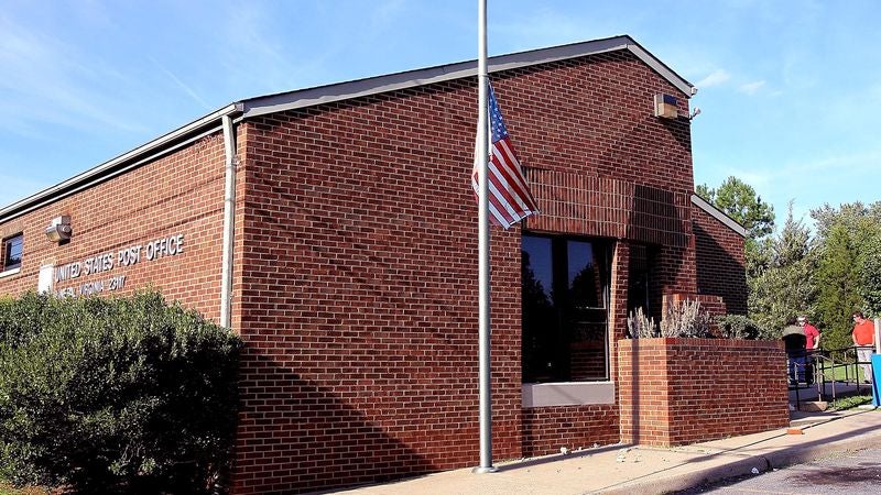 Flag In Front Of Post Office Can Hardly Remember A Time It Wasn't Flying Half-Staff