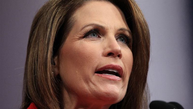 Michele Bachmann Figures Why Not, Introduces Homosexual-Beheading Bill