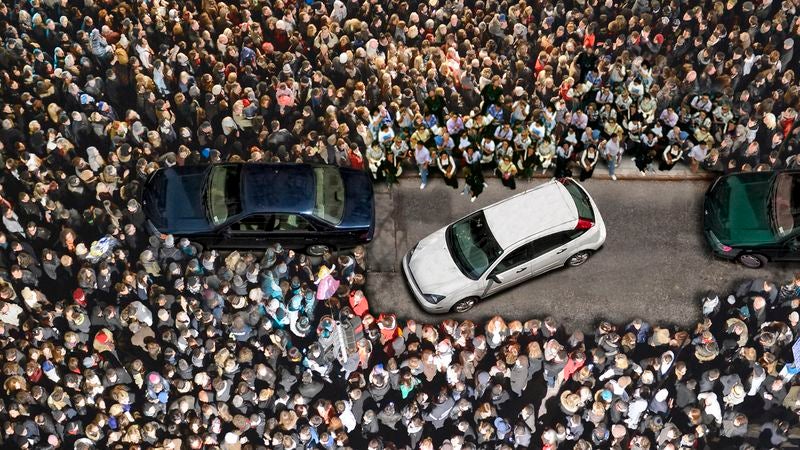 Nation Gathers Around Area Man Trying To Parallel Park