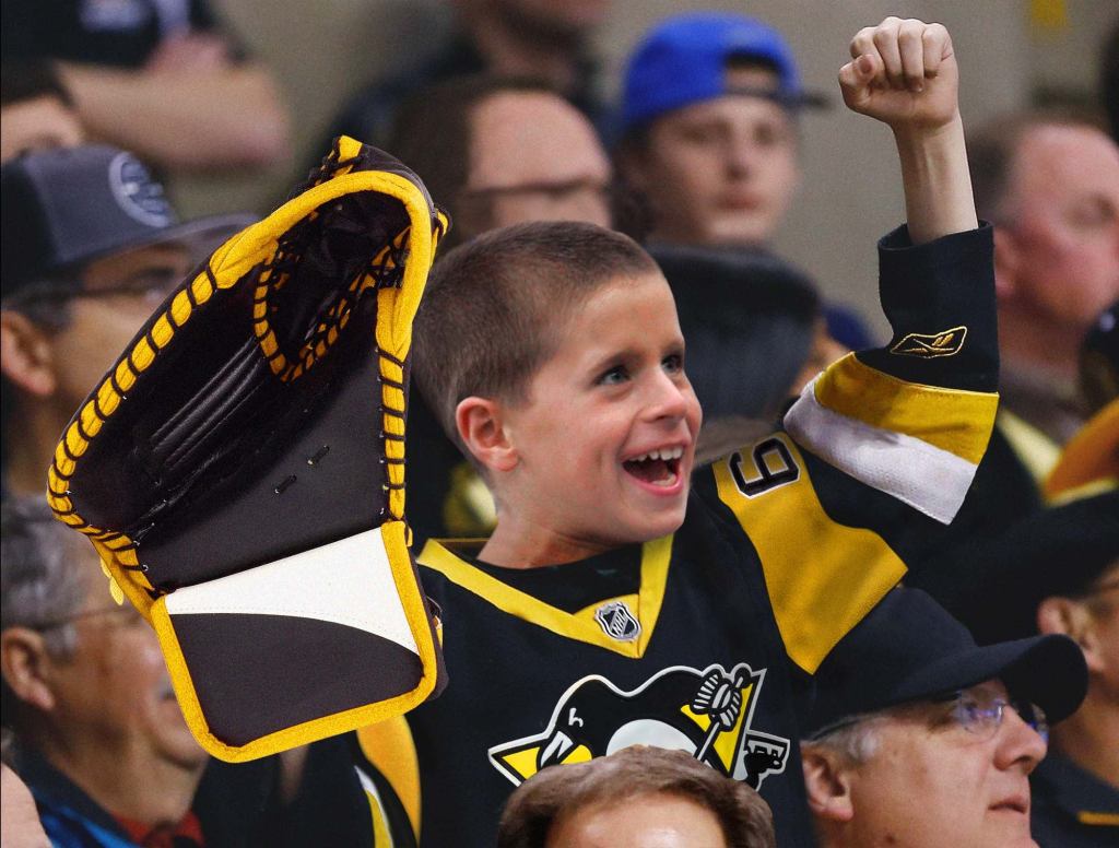 Goalie Glove Brought To Penguins Game