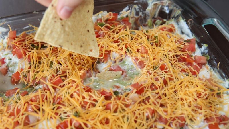 Rescue Chip Sent In To Save Broken Tostito Submerged In 7-Layer Dip