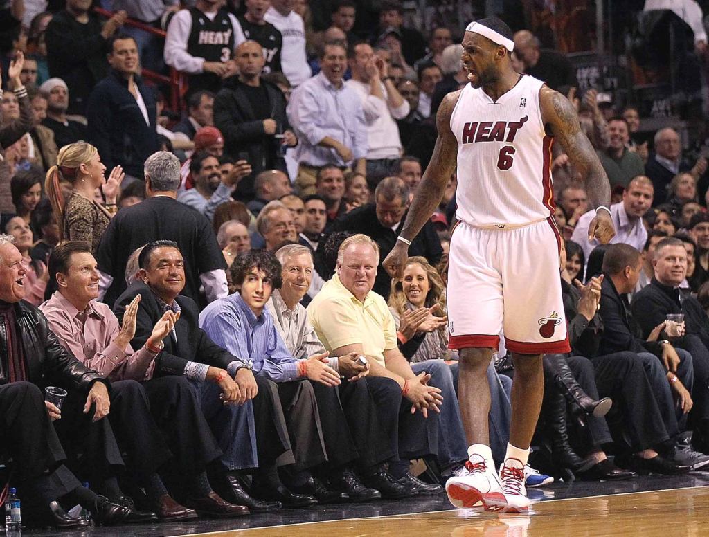 Dzhokhar Tsarnaev Courtside At Pacers-Heat Game