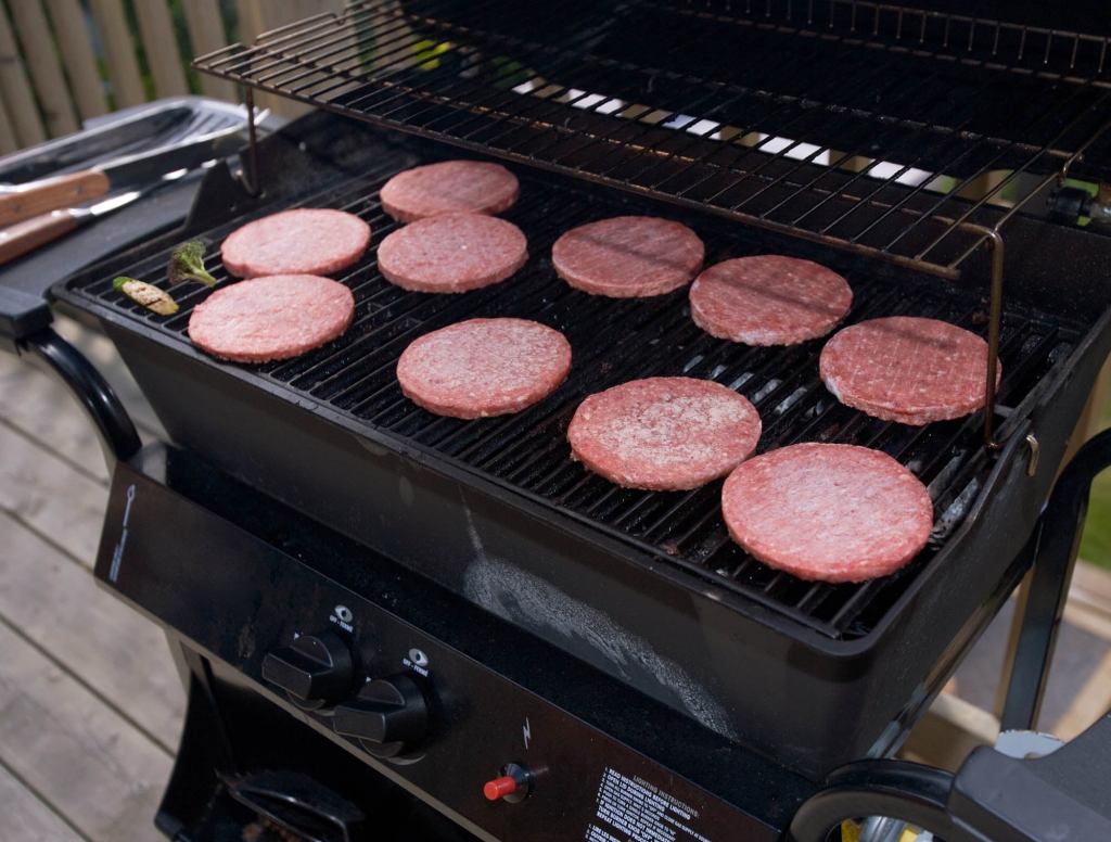 2" x 2" Vegetarian Section Granted On Backyard Grill