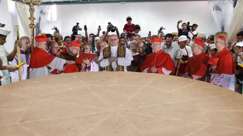 Vatican County Fair Sets Record For World's Largest Communion Wafer