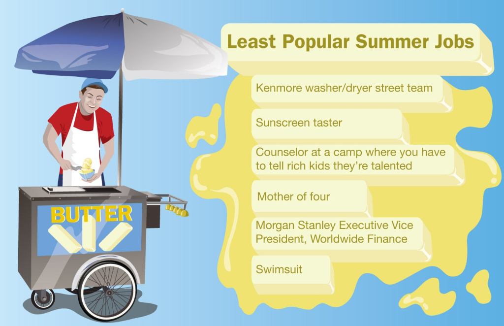 Least Popular Summer Jobs