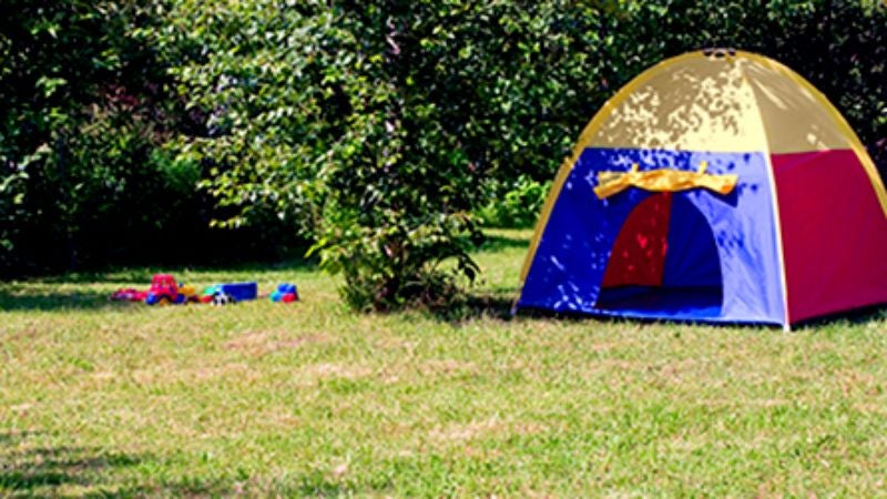 A Tent In The Backyard!