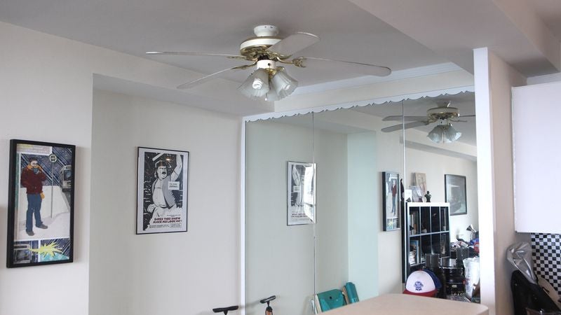 Ceiling Fan Transforms Apartment Without Air Conditioning Into Frosty Wonderland