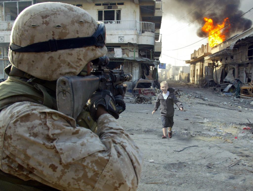 8-Year-Old Boy Surprises Marine Dad During Firefight In Afghanistan