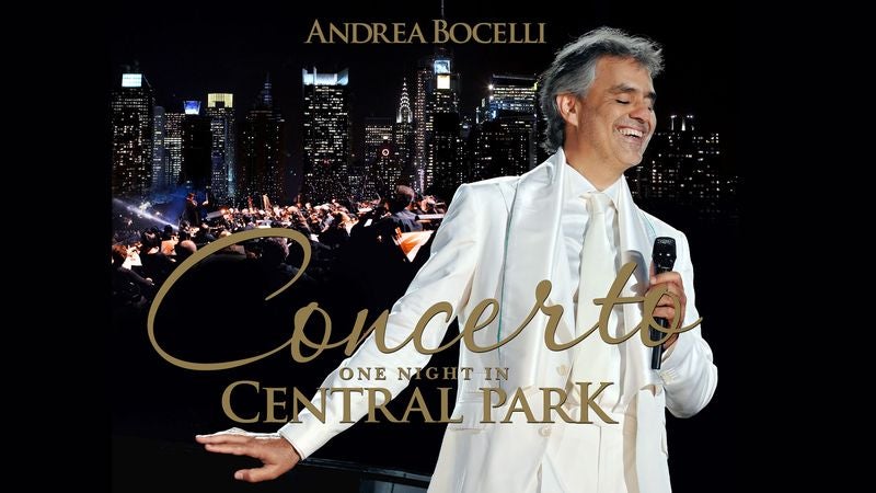 PBS Pulling Out The Fucking Big Guns Tonight With ‘Andrea Bocelli: One Night In Central Park’