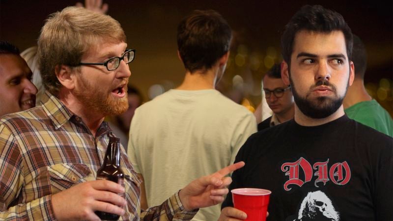 Chuck Klosterman Corners Guy At Party Wearing Dio Shirt