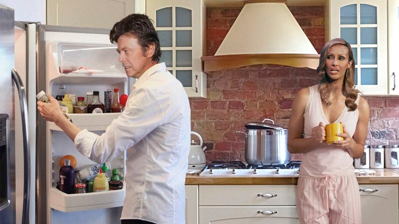 David Bowie Asks Iman If They Should Just Do Lasagna Again