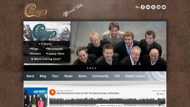 Report: ChicagoTheBand.com Most Visited Site On The Internet