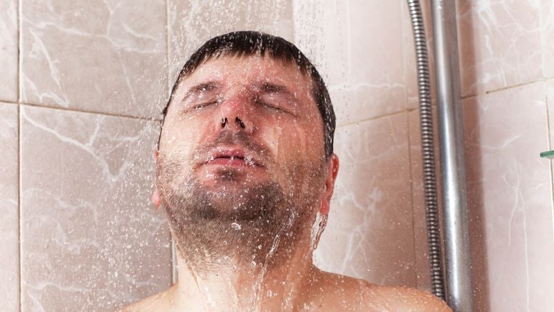 Weird Man Begins Every Morning By Dousing His Naked Body In Water