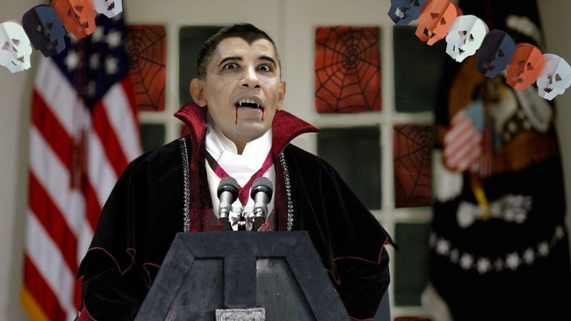 Obama Announces Start Of Annual D.C. Spooktacular