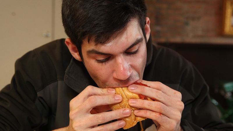 Report: American People Lead World In Compressing Big Sandwiches So They’re Bitable